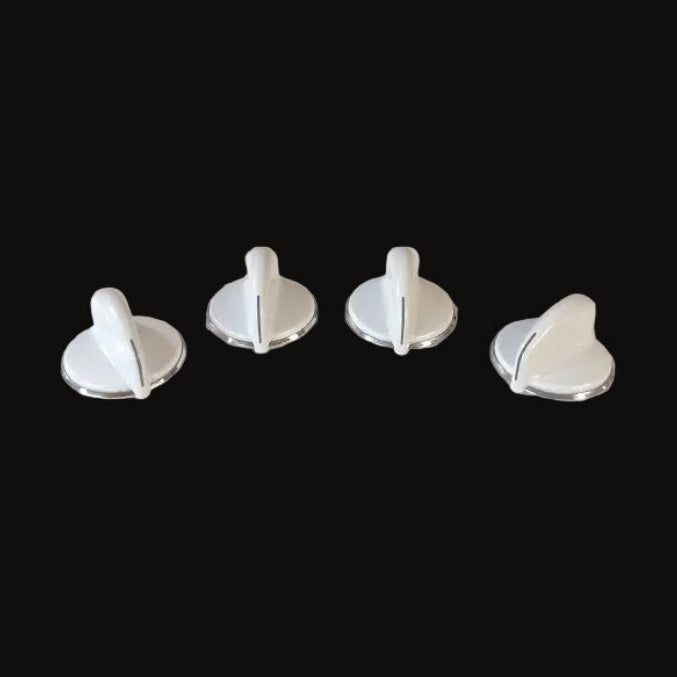 WH01X10107 GE Washer White Selector Knob Set of 4