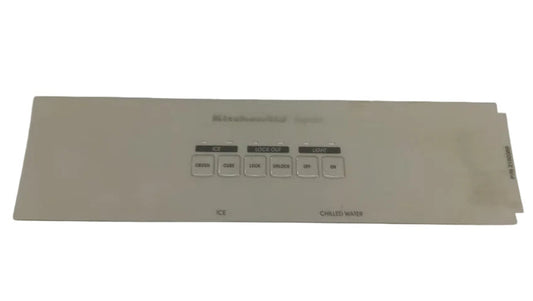 2180369 Whirlpool Refrigerator NEW Almond Dispenser Cover Overlay