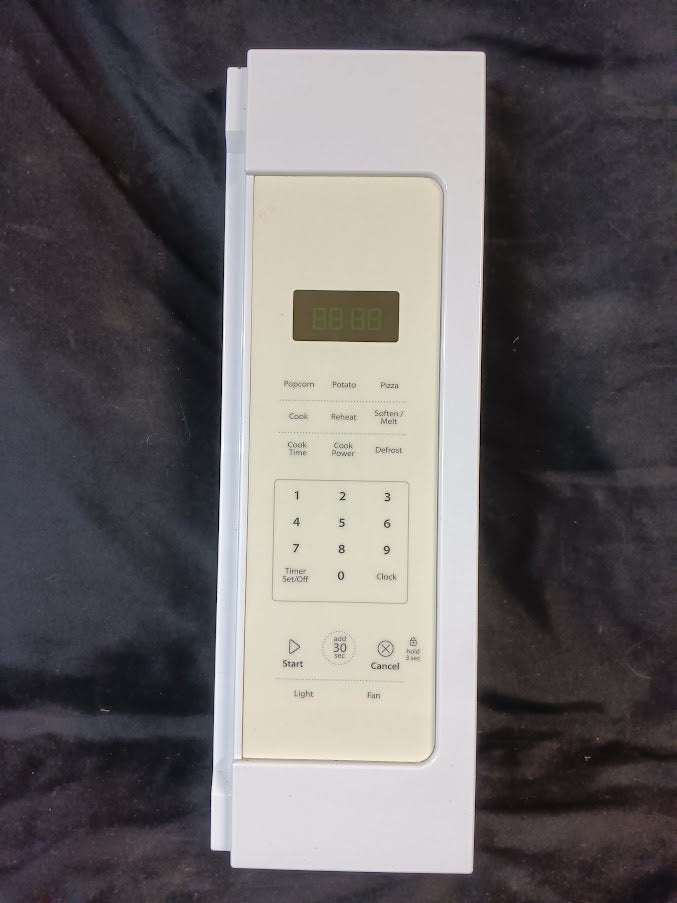 W11552018 W10889328 Whirlpool Microwave White Control Panel