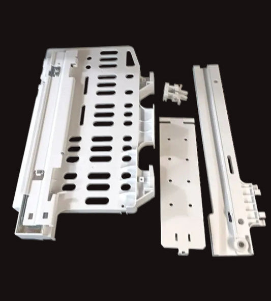 WR17X13079 GE Refrigerator Left Side Bracket Basket Slide Pack