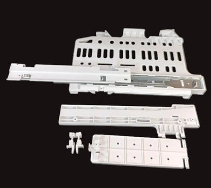 WR17X13079 GE Refrigerator Left Side Bracket Basket Slide Pack