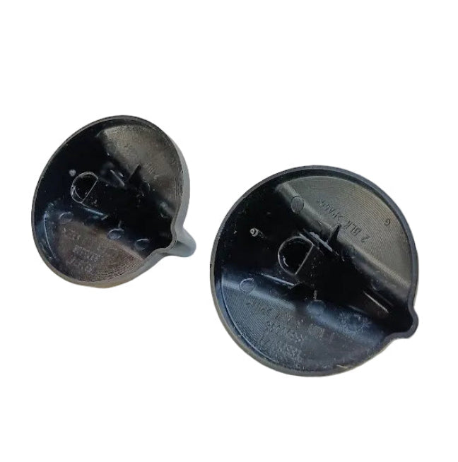 WB03K10035 GE Range Black Burner Valve Knob Set of 2