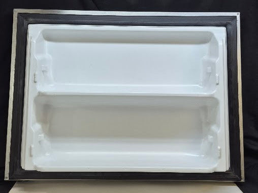 240450394 Frigidaire Refrigerator Stainless Freezer Door