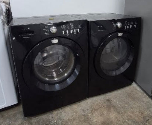Used Reconditioned Black Frigidaire Washer Electric Dryer Set