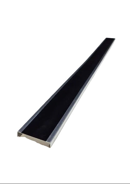 2163348 Whirlpool Refrigerator Black Silver Lower Door Rail 26 5/8"