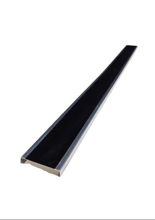 2163348 Whirlpool Refrigerator Black Silver Lower Door Rail 26 5/8"