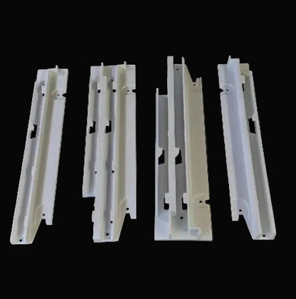 2301291 2301292 Whirlpool Refrigerator Basket Track Rail Set
