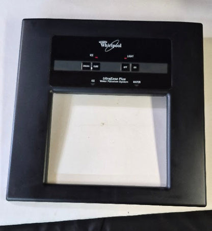 2205774B Whirlpool Refrigerator Black Dispenser Cover Panel