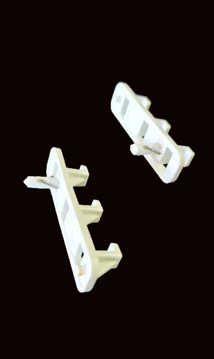 08016352 Frigidaire Freezer Dry Shelf Bracket Set 2