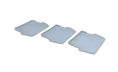 W10374193 Whirlpool Refrigerator Gray Door Bin Mat Set
