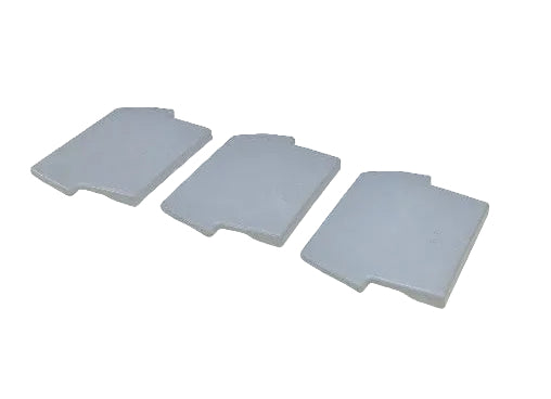 W10374193 Whirlpool Refrigerator Gray Door Bin Mat Set