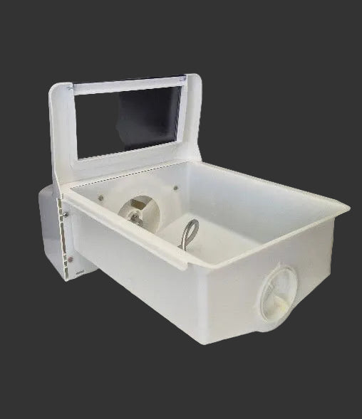 W10332460 Used OEM Whirlpool Refrigerator White Complete Ice Dispenser