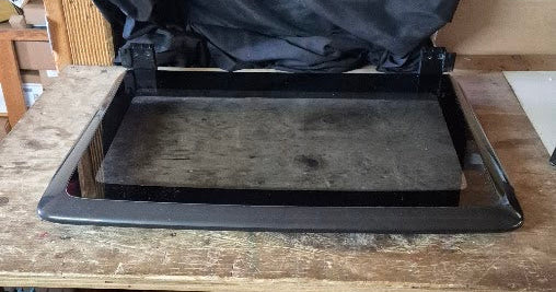 DC97-21510C Samsung Washer Black Glass Lid Used OEM