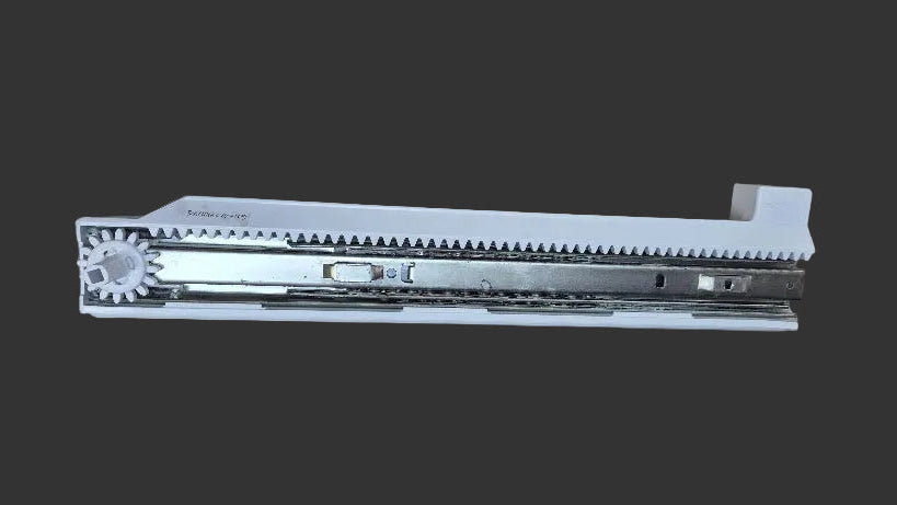 WR72x24815 GE Refrigerator Left Lower Freezer Basket Rail Used OEM