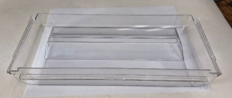 215357813 Frigidaire Refrigerator Meat Pan Drawer Front Cover Used OEM 3