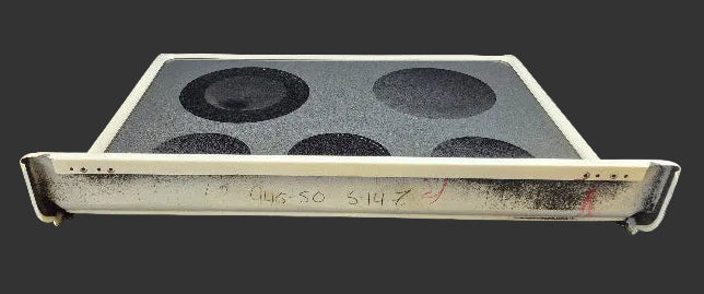 316251945 Frigidaire Range Bisque Glass Cooktop Used OEM 3