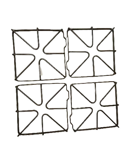 316277801 Frigidaire Range Black Burner Grate Set (4) Used OEM 2