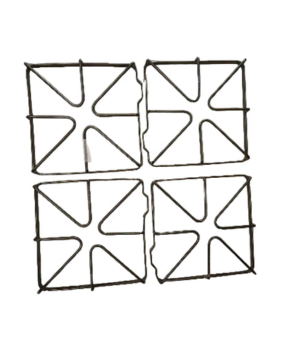 316277801 Frigidaire Range Black Burner Grate Set (4) Used OEM 2