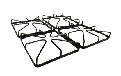 316277801 Frigidaire Range Black Burner Grate Set (4) Used OEM 3