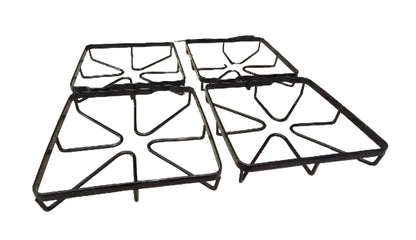 316277801 Frigidaire Range Black Burner Grate Set (4) Used OEM 4