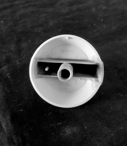 316353106 Kenmore Range White Burner Knob