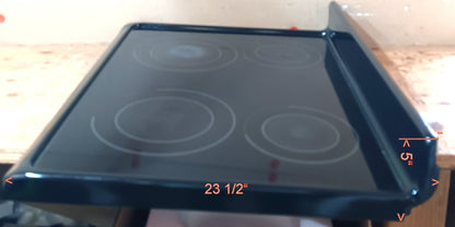 316456263 Frigidaire Range Black Glass Top Stovetop