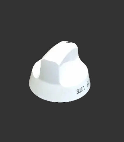316543909 Frigidaire Range White Burner Valve Knob Used OEM