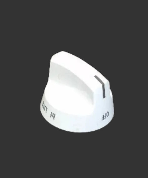 316543909 Frigidaire Range White Burner Valve Knob Used OEM 4