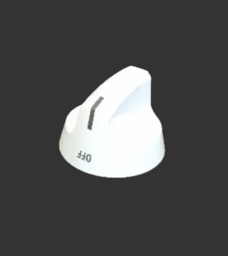 316543909 Frigidaire Range White Burner Valve Knob Used OEM 5