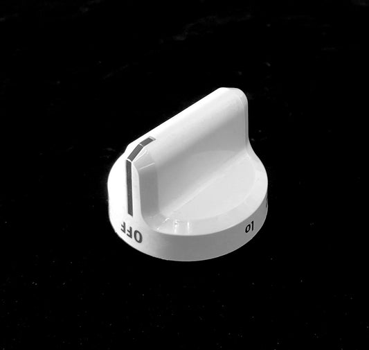 316545005 Frigidaire Range White Burner Valve Knob