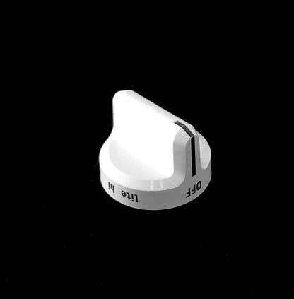 316545005 Frigidaire Range White Burner Valve Knob