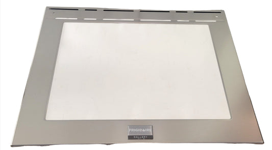 316571404 Frigidaire Range Used Stainless Outer Door Panel