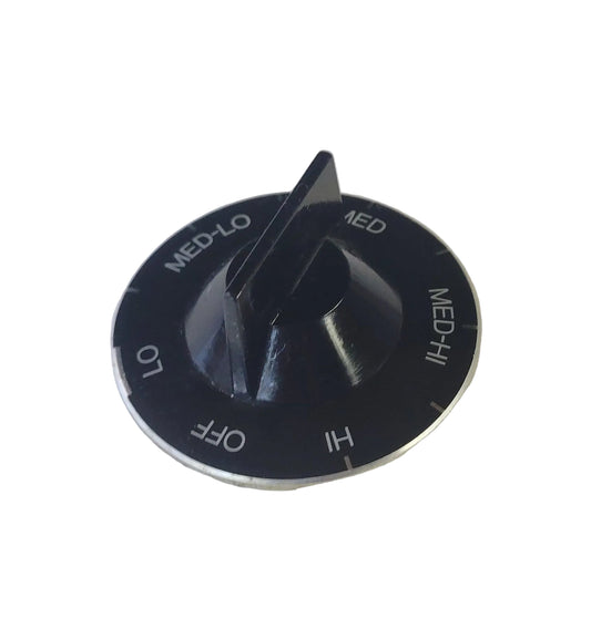 330176 Whirlpool Black Range Burner Knob