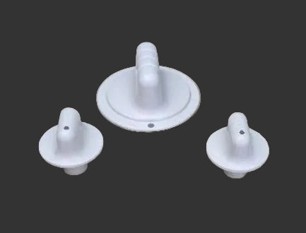 36701W 502220W Amana Dryer White Timer Switch Knob Set
