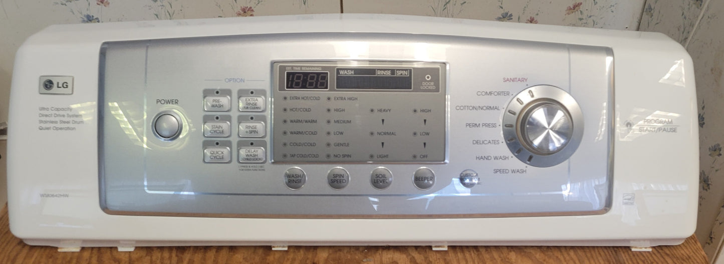 Genuine OEM LG Washer Control Panel Assembly