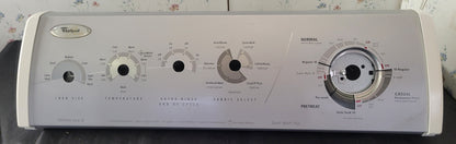 3956618 Whirlpool Gold Washer Gray Control Panel Console