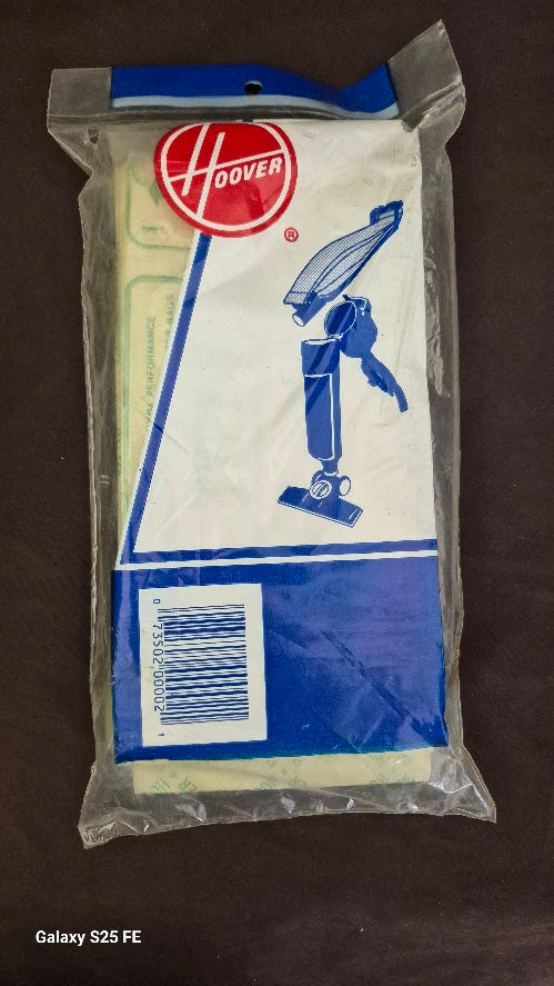 4010002E Hoover Vacuum Cleaner Type E Bags NEW Package of 3 back