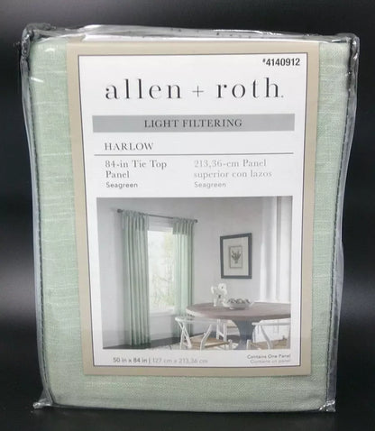 Allen + Roth Rod / Tie Top 50 x 84 Harlow 4140912