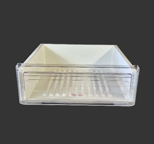 5303289517 5303296579 Frigidaire Refrigerator Meat Deli Pan Drawer & Front Cover Used OEM