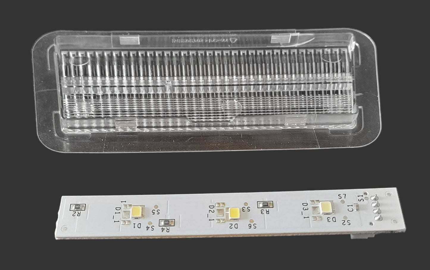 5304525264 242202701 Frigidaire Refrigerator L.E.D. Light Board with Lens