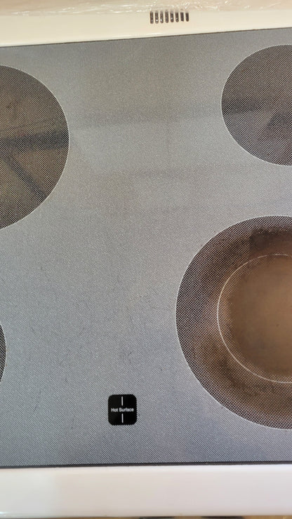 74004343 12001851 Maytag Range White Glass Stove Top