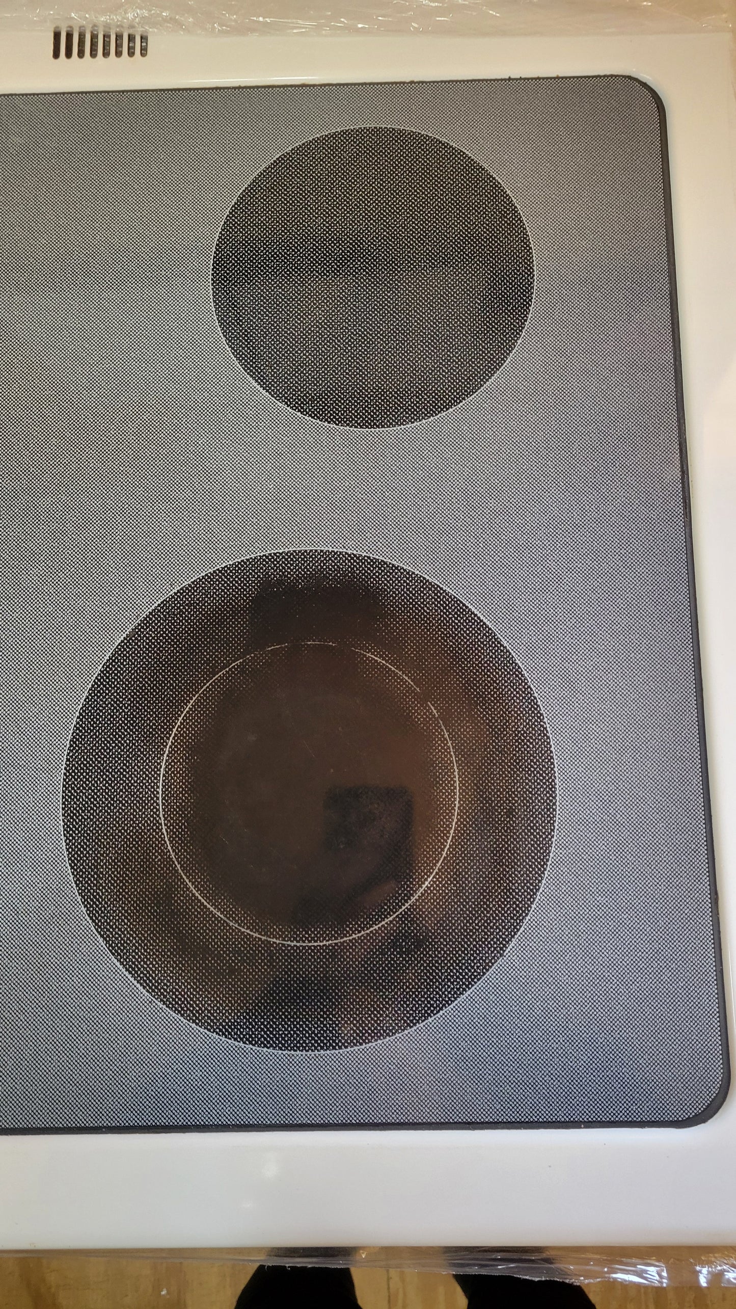 74004343 12001851 Maytag Range White Glass Stove Top