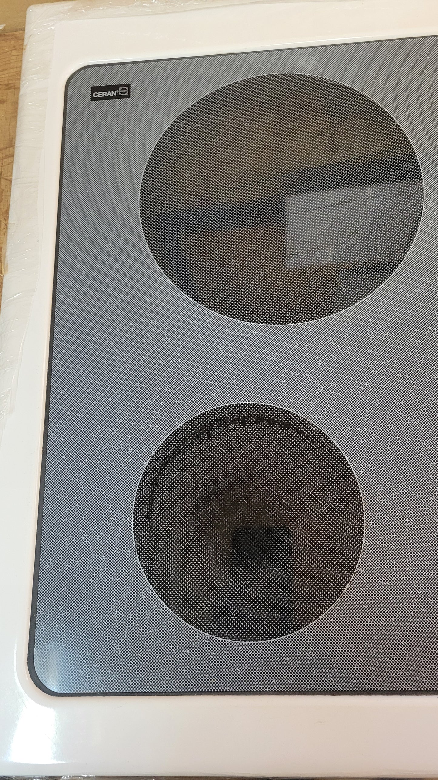 74004343 12001851 Maytag Range White Glass Stove Top