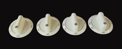 74010434 Maytag Range Bisque Burner Valve Knob Set