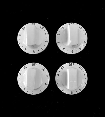 8272803 Whirlpool Range White Knob Set of 4