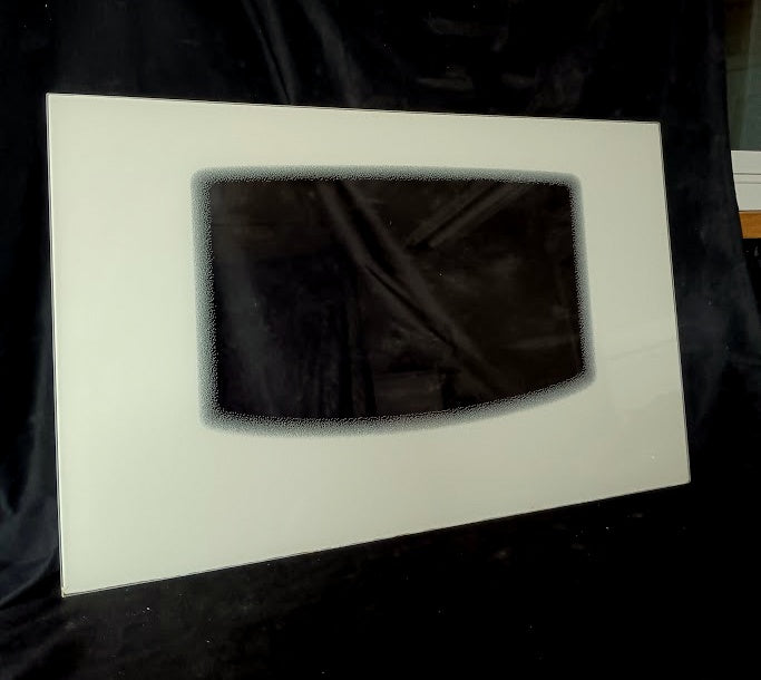 9762481 Whirlpool Range Bisque Oven Door Glass