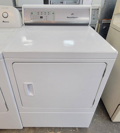 Used Reconditioned Commercial Speed Queen White Electric Dryer