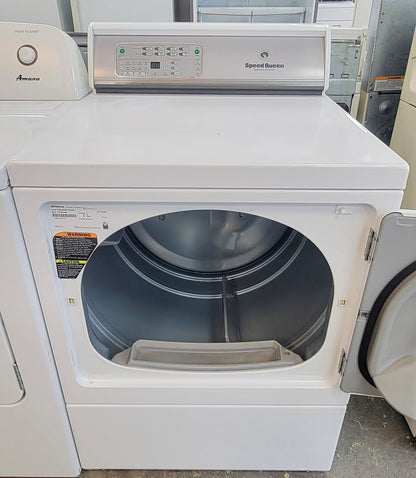 Used Reconditioned Commercial Speed Queen White Electric Dryer