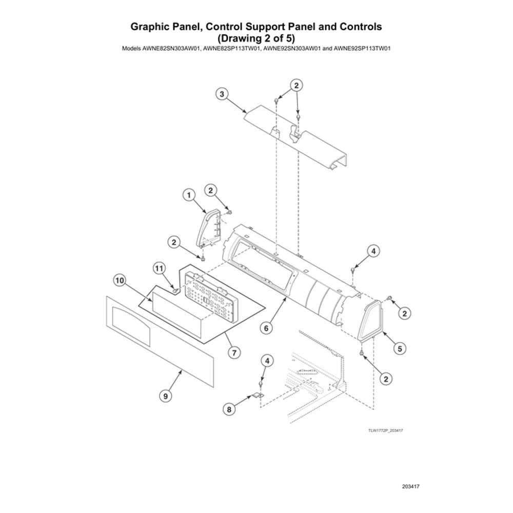 202769P Speed Queen Washer Control Board Used OEM – 90-Day Warranty