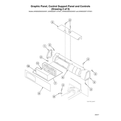 202769P Speed Queen Washer Control Board Used OEM – 90-Day Warranty